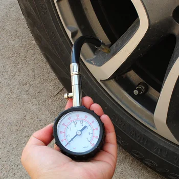 Dolgo cev pnevmatike manometer 0-100Psi visoko natančnost tlaka v pnevmatikah tester avto, motorno kolo splošno