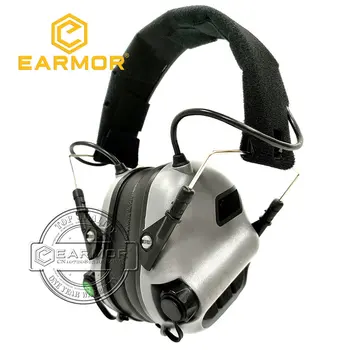 EARMOR M31 Kadet Siva naušniki vojaško taktično slušalke snemanje hrupa preklic naušniki elektronske opreme za varovanje sluha 2
