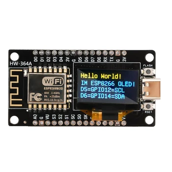 ESP8266 Nodemcu WiFi Razvoj Odbor w/ CH340G, 0.96 Zaslon OLED - Za/Micropython