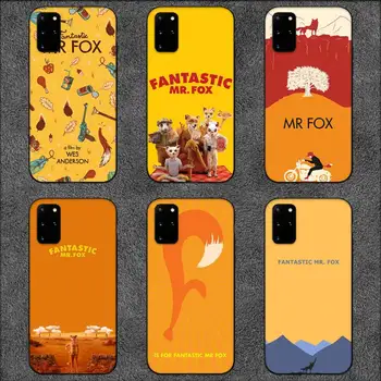 Fantastično Mr. Fox Film Primeru Telefon Za Samsung Galaxy S10 S20 S21 Note10 20Plus Shell Ultra