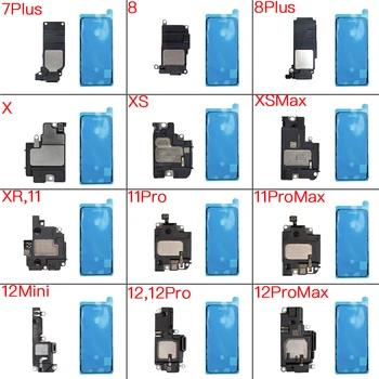 Glasen Zvočnik Za iPhone 7 8 Plus X XR XS 11 12 Mini Pro Max Dnu Zvonec Zumer Zvočnik In Nepremočljiva Tesnjenje Lepilo