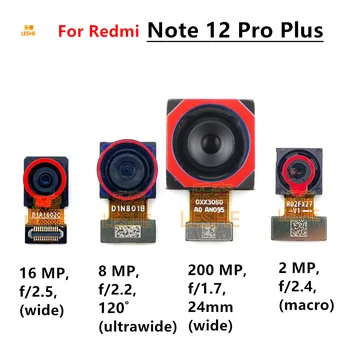 Glavna Kamera Na Sprednji Strani Za Xiaomi Redmi Opomba 12 Pro Plus Pro+ Zadaj Nazaj Kamere Flex Kabel Big Nazaj Ogledate Široko Ultrawide Makro