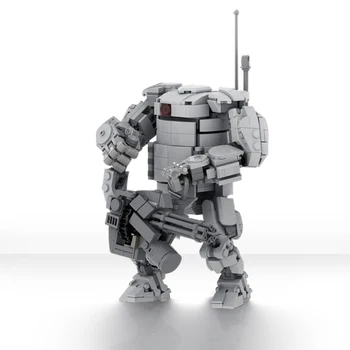 Gobricks MOC Golem Hardsuit Mk2 Robot Mehanski Model Gradnik Nastavite Izobraževalne Igrače Za Otroke Rojstni dan Zbiranje Gif