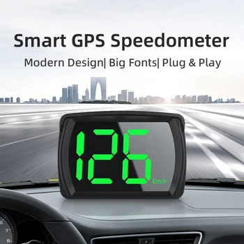 GPS Kmh HUD Digitalni merilnik Hitrosti Head Up Display Velike Pisave Hitrosti v Realnem Času na Zaslonu v Vseh Avtomobili, Avto Elektronike Dodatki
