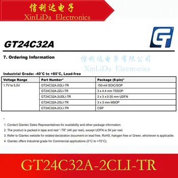 GT24C32A-2CLI-TR GT24C32A-2CLI GT24C32A SMD Novega in Izvirnega
