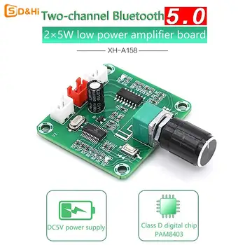IS-A158 Ultra Clear Bluetooth 5.0 Avdio Ojačevalnik Odbor Majhno Močjo Pam8403 DIY Brezžični Zvočnik Ojačevalnik Odbor 5W*2