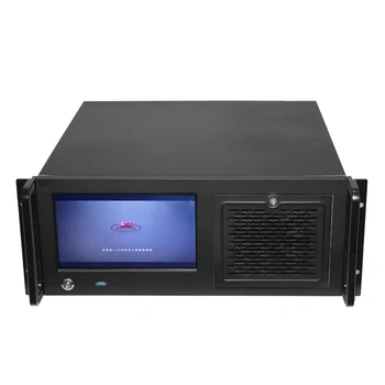 Izdelava 4U 19 palca Industrijski Računalnik delovna postaja Strežnik Primeru z LCD Zaslonu Strežnik Šasije za Podporo ATX MB