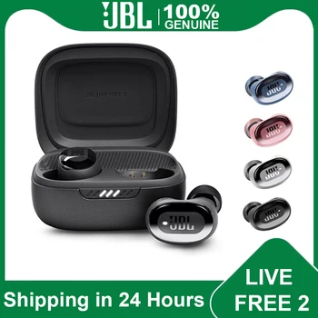JBL LIVE FREE 2 ANC Brezžični Čepkov Noice Preklic Bluetooth Šport Vodotesne Slušalke z Mikrofonom Polnjenje Primeru Smart Okolja