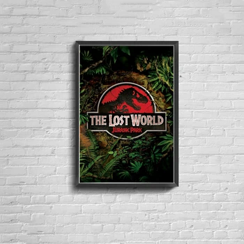 Jurassic Park, Izgubljeno Svetu Filmski Plakat, Platno, Tisk Domov Stensko Slikarstvo Dekoracijo (Brez Okvirja)