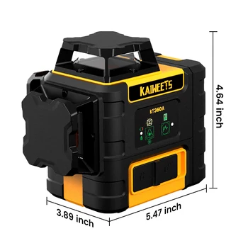 Kaiweets KT360A Laser Izravnavanje Stroja Self-Izravnavanje & Priročnik za Zeleno Črto Laserska libela Orodja