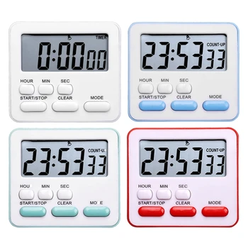 Kuhinjski Timer Velik LCD Številk Prikaz Razredu Števec Ura Timer za Kuhanje