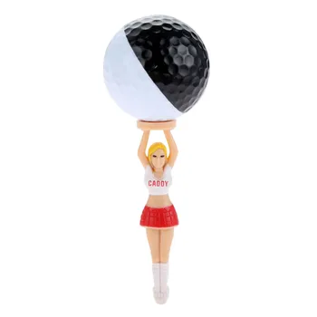 Lepo Seksi Bikini Lady Plastični Golf Tees Golf Žogic Imetnik Plastičnih Tees Nizko Odpornost Hitting Orodja Za Usposabljanje Golfist Moške Darila
