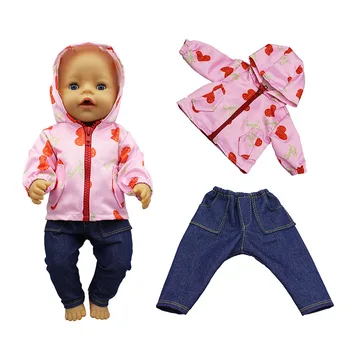 Ljubezen Obleko Lutka Obleko, ki ustreza 17 palčni 43 cm Punčko Oblačila Rojen Baby Obleko Za Otroka, Rojstni dan Festivala Darilo