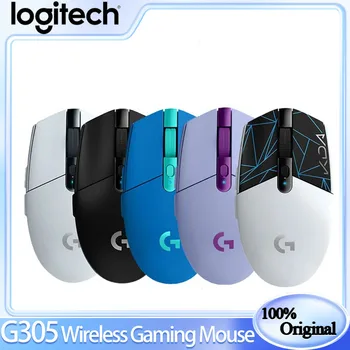 Logitech G304/305 LIGHTSPEED Wireless Gaming Miška HeroTM Senzor 12000 DPI Lahki 6 Programabilni Gumbi RGB Wireless Mouse