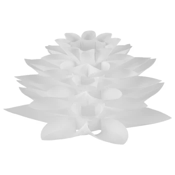 Lotus Lestenec Lampshade DIY lotosov Cvet, Šest-Plast Lučka za Odtenek Romantični Sobi za Neodvisno Razsvetljave Zajema Hotelski Bar Dekor