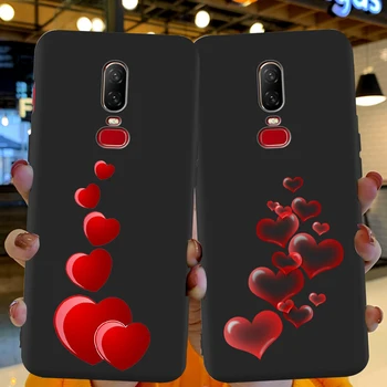 luksuzni Romantično rdeča ljubezen baloni Mehki Silikon tpu Telefon Primeru kritje za Oneplus 8 5 6 7 Plus 5T 6T 7T 8 Pro Telefon Primeru etui