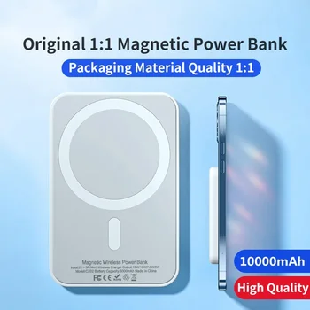 Magsafe Power Bank Za iPhone 12 13 14 Zunanja Baterija Magnetni Powerbank Prenosni Brezžični Polnilnik Rezervna Pomožna Baterija