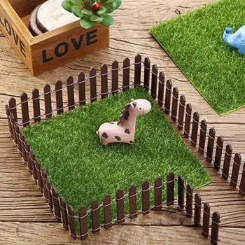 Majhen Vrt Ograje za Lutke Očarljivo Miniaturni Pravljice Vrtno Ograjo Kmečke Domačije Okraski za Dollhouses Diy Rastlin Pot