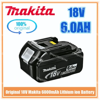 Makita Originalna Litij-ionska Baterija 18V 6000mAh 18v vaja Zamenjava Baterije BL1860 BL1830 BL1850 BL1860B