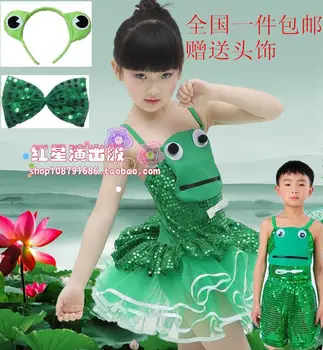 malo žaba ljubezen petje otroških kostumov šestdeset-ena risanka uspešnosti oblačila srečna mala žaba živali, ples, oblačila