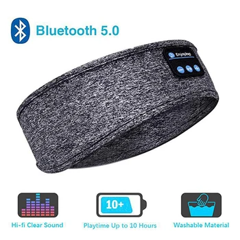 Masko spanja Bluetooth-compatibleh Spalna Slušalke Glavo Tanka, Mehka, Elastična Udobno Brezžični Glasbeni Slušalke Oči Masko
