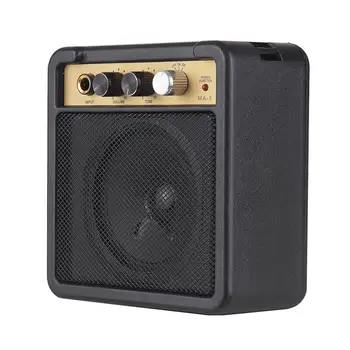 Mini Kitaro, Ojačevalec Amp Zvočnik 5W s 6,35 mm Vhod 1/4 Palca izhod za Slušalke Izhod Podpira Glasnost Zvonjenja Prilagajanje