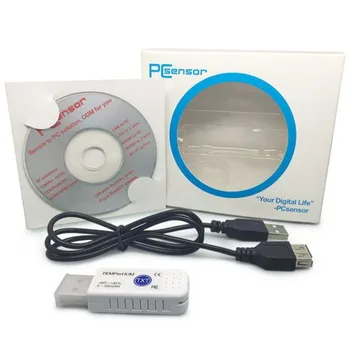Mini PC TEMPerHUM Senzor USB Termometer, Higrometer Hid Temperatura Vlažnost Zapisovalnik Podatkov Diktafon MSN Daljinski upravljalnik