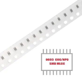 MOJA SKUPINA je 100 KOZARCEV SMD MLCC SKP CER 3.1 PF 50V NP0 0603 Površinska montaža Večplastnih Keramičnih Kondenzatorjev na Zalogi