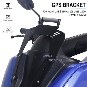 Motorno kolo GPS Telefon USB & Brezžično Polnjenje Navigacija Nosilec Nosilec Gori Stojalo Za Yamaha NMAX N-MAX 155 125 2015-2020 2019