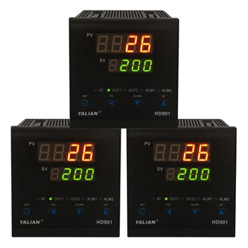 najbolj idealno dual display digitalni temperaturni regulator Max test temperatura 1372 °C thermoregulator z alarm rele izhod