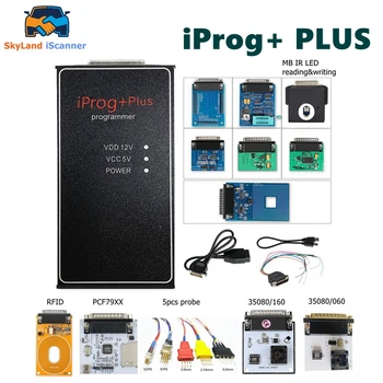 Najnovejši Strokovni IPROG+ PLUS V777 Polno Adapterji tipko Programer Orodje za Podporo IMMO Carprog/Digiprog