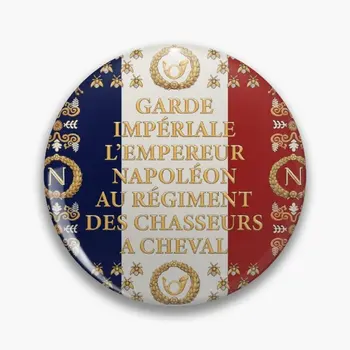 Napoleonovih Francosko Zastavo Chasseurs Mehko Gumb Pin River Pin Darilo Klobuk Smešno Broška Obleke Kreativne Kovinski Moda Za Ženske