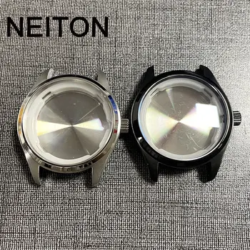 NEITON 40mm Primeru Safirno Steklo Fit ETA2824 NH35 NH36 Auto Gibanje Nazaj Transparentno Steklo