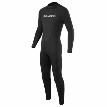 Neoprenska Obleka za Moške iz Enega kosa Dolg Rokav, Plavanje, Potapljanje Oblačila Hitro Suhe Kopalke, kremo za Sončenje Snorkeling Surf Mokro Obleko 2 MM