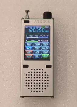Novo ATS200 Letalstva Band Radio FM Nadgradnjo ATS100 ATS120 SI4732