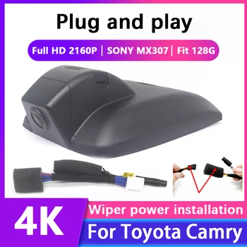 Novo! Plug and play Wifi UHD 2160P 4K Dash Cam Avto Dvr Kamero Za Toyota Camry xse 2021 2022 2023 Spremembe Pribor Deli