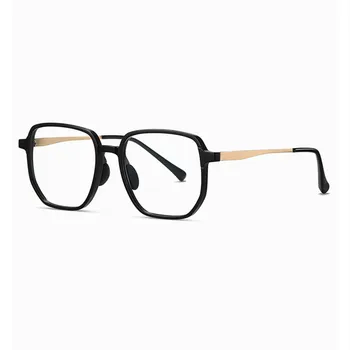 Novo TR90 Anti Modra Svetloba Okviri Moških je Preprosta Modna Očala Žensk Upogljiva Navaden Obraz, Tanke Kratkovidnost Eyewears