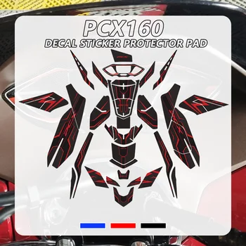 NOVO Za Honda PCX160 PCX 160 2021-2022 3D Gel Spredaj Zadaj Oklep Nalepke Moto Celega Telesa Rezervoarja za Gorivo Pad Nalepke Nalepke Dekor Kompleti