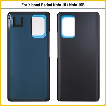 Novo Za Xiaomi Redmi Opomba 10 / Opomba 10S Baterije Hrbtni Pokrovček Zadnja Vrata Steklena Plošča Za Redmi Note10 Stanovanj Primeru Lepilo Zamenjati
