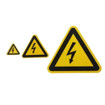 Opozorilo Nalepke, Samolepilne Nalepke Nevarnosti Električnega Udara Nevarnost Obvestilo Varnost 25 mm 50 mm 100 cm PVC Nepremočljiva