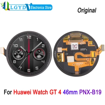 Original 1.43 Palčni LCD-Zaslon Za Huawei Watch GT 4 46mm PNX-B19 Smartwatch Zaslon s Računalnike Celoten Sklop Zamenjava