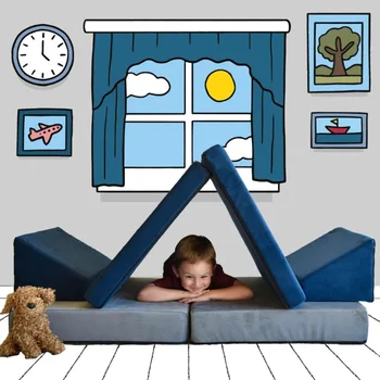 Otrok kavč ali 2 stoli, sive in mornarsko modra, malčka na teen in spalnica pohištvo, dekleta in fantje playroom kavč