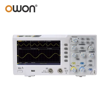 OWON SDS1022 SDS1102 2CH Digitalno Shranjevanje Oscilloscope 20MHz/100MHz Dual Channels 7 palčni LCD-zaslon 8 bitov Vertikalno Ločljivost
