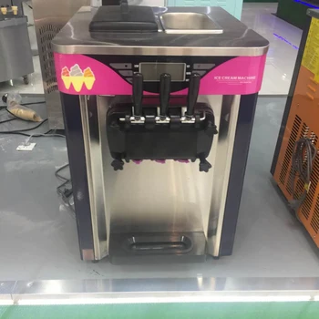 PBOBP Komercialne Soft Sladoled Pralni Factory Outlet Sladoled Oblikovalci Namizje 3 Okus sladoleda strojev za Proizvodnjo