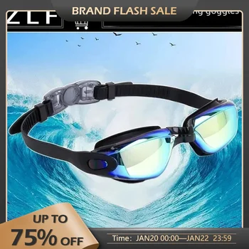 Plavanje Očala za odrasle High Definition Anti Meglo Electroplated Pisane Odraslih PC Objektiv Plavalna Očala Anti-fog Plavalna Očala