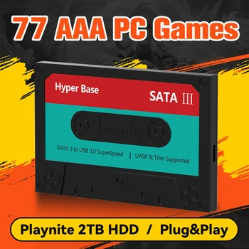 Playnite AAA Gaming Zunanji Trdi Disk in Predhodno nameščeno 77 AAA PC Velike Igre 2T Igra HDD Igra vstavi in poženi Za Windows RAČUNALNIK/Prenosnik