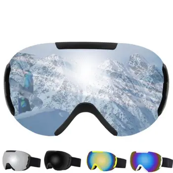 Polarizirana Smučarska Očala Dvojno objektiv za Moške, Ženske Anti-fog Smučarska Očala UV400 Zaščito Snowboard Smučanje Očala Šport Pribor
