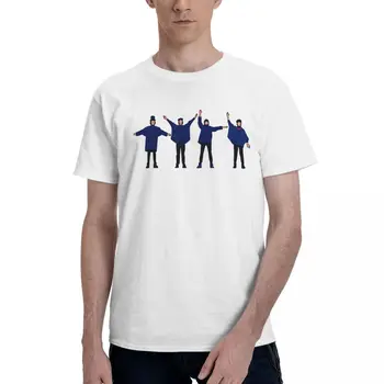 Pomoč Znak Rock Glasbe Bealte Poletje moška T-shirt Kratek Rokav Človek Tiskani Bombaž Vrh O-Vratu Moške Priložnostne Tshirts