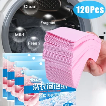 Pralnica Tablete, 120/30Pcs – Zmogljivo Čiščenje Detergent za Pralni stroj, Kopalnica Dobave