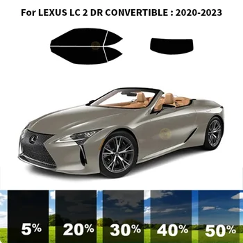 Precut nanoceramics avto UV Okno Odtenek Komplet Avtomobilsko Okno Film, LEXUS LS 2 DR., ZAMENLJIVE 2020-2023